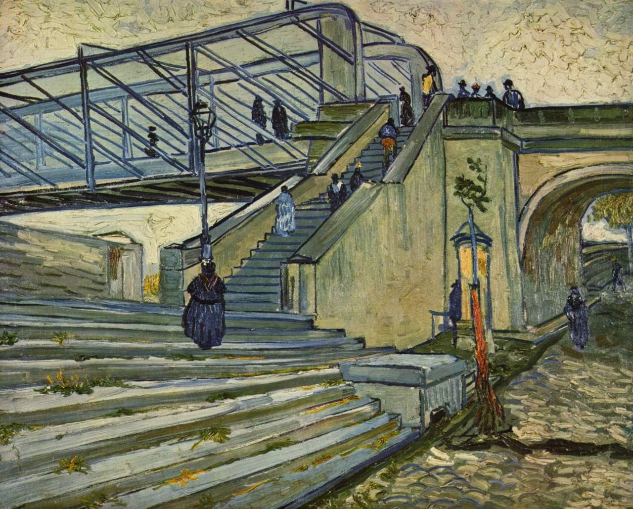 Vincent van Gogh Le pont de Trinquetaille, 1888 Tutt'Art Pittura