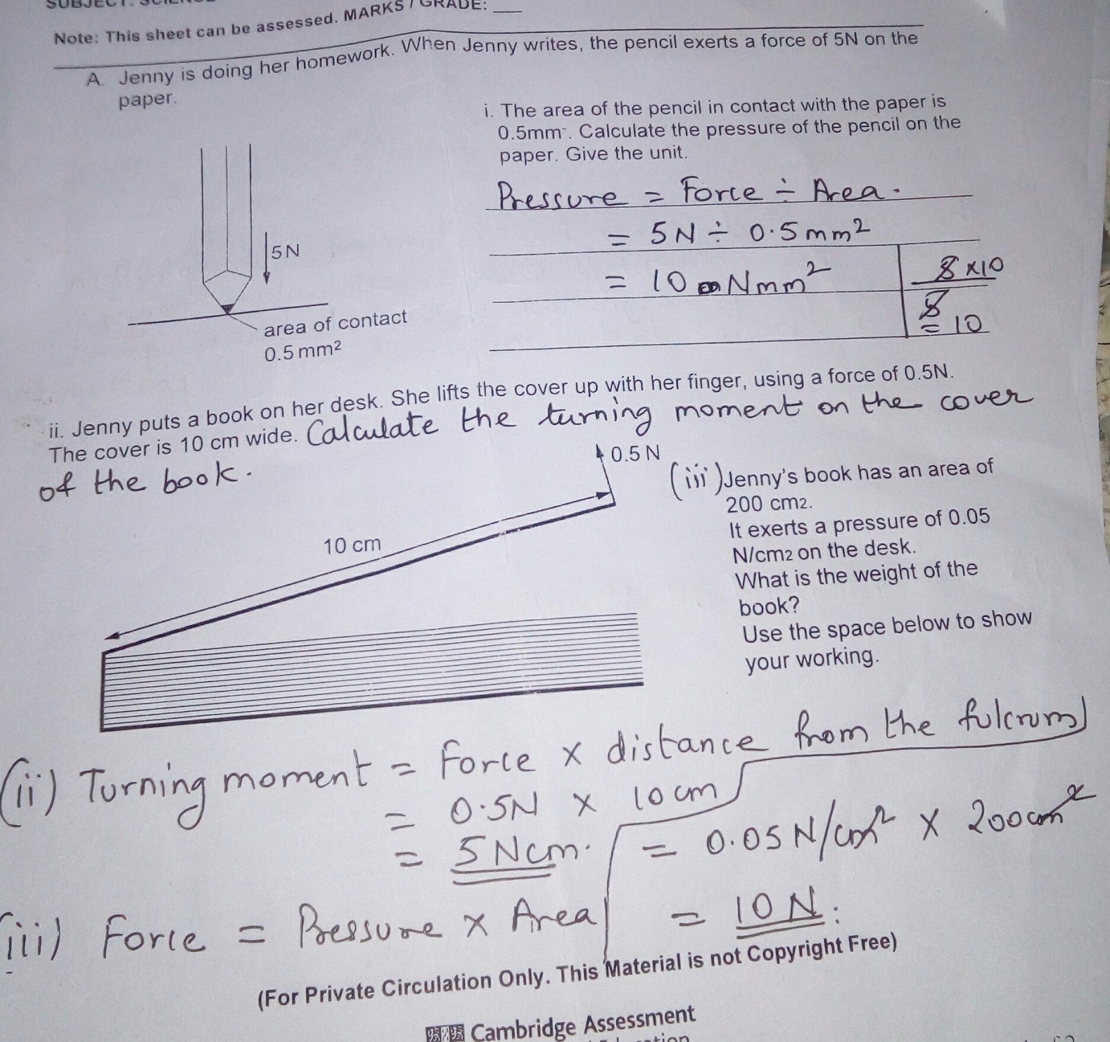 revision-sheets-answer