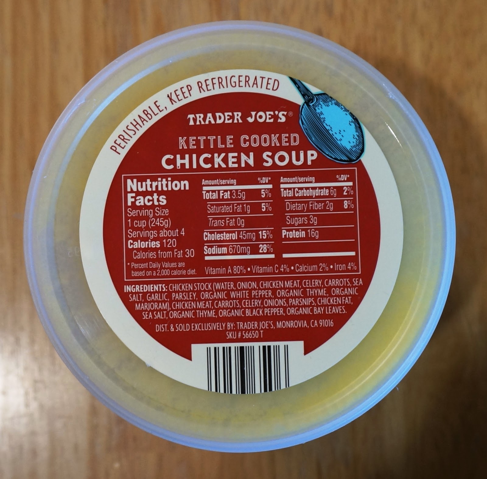 Exploring Trader Joe's Trader Joe's Kettle Cooked Chicken Soup