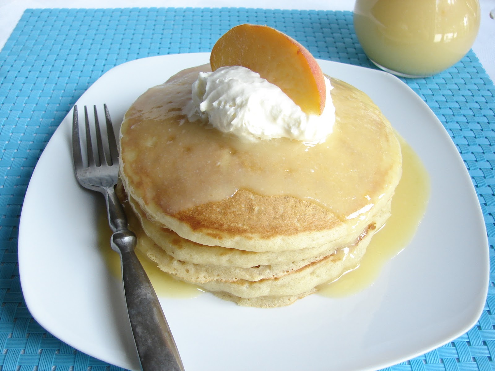 The Royal Cook Peaches and Cream Pancakes