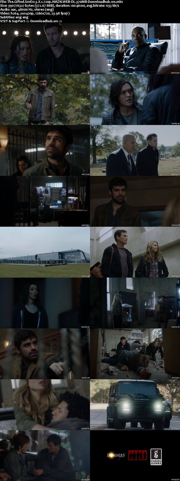 The Gifted S01E11 350MB Web-DL 720p ESubs