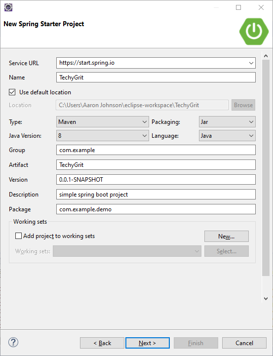 Creating Simple Spring Boot Application Using STS In Eclipse