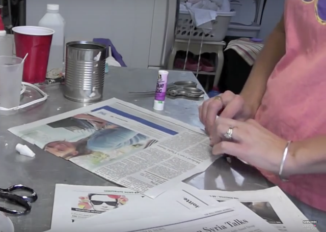 Learn how to make a newspaper pencil holder! | newspaper | newspaper crafts | pencil holder | how to make | diy | crafts #diy #FathersDaygift #Fathersday #kidscrafts #forkids #crafts