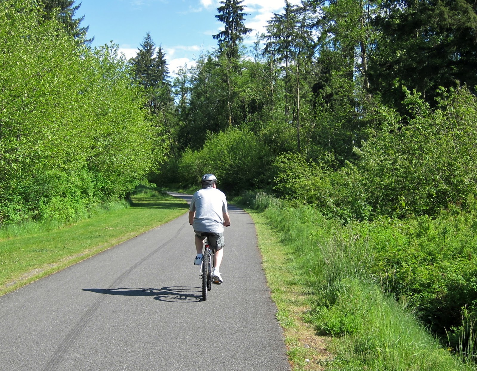 Pacific Northwest Seasons Bicycling the Centennial Trail Rails to