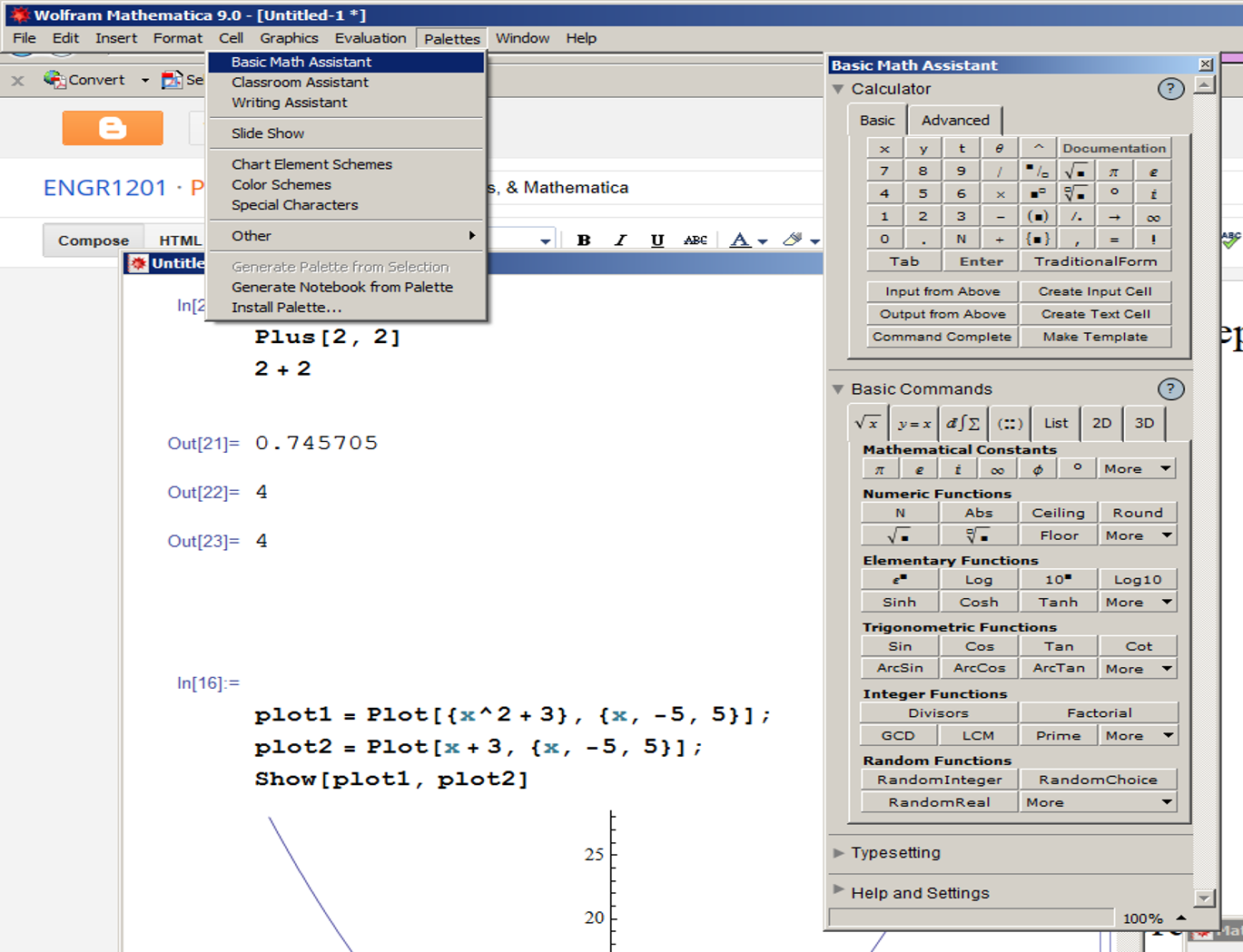 Mathatic ENGR1201: Chapter 10, Computer Tools, & Mathematica
