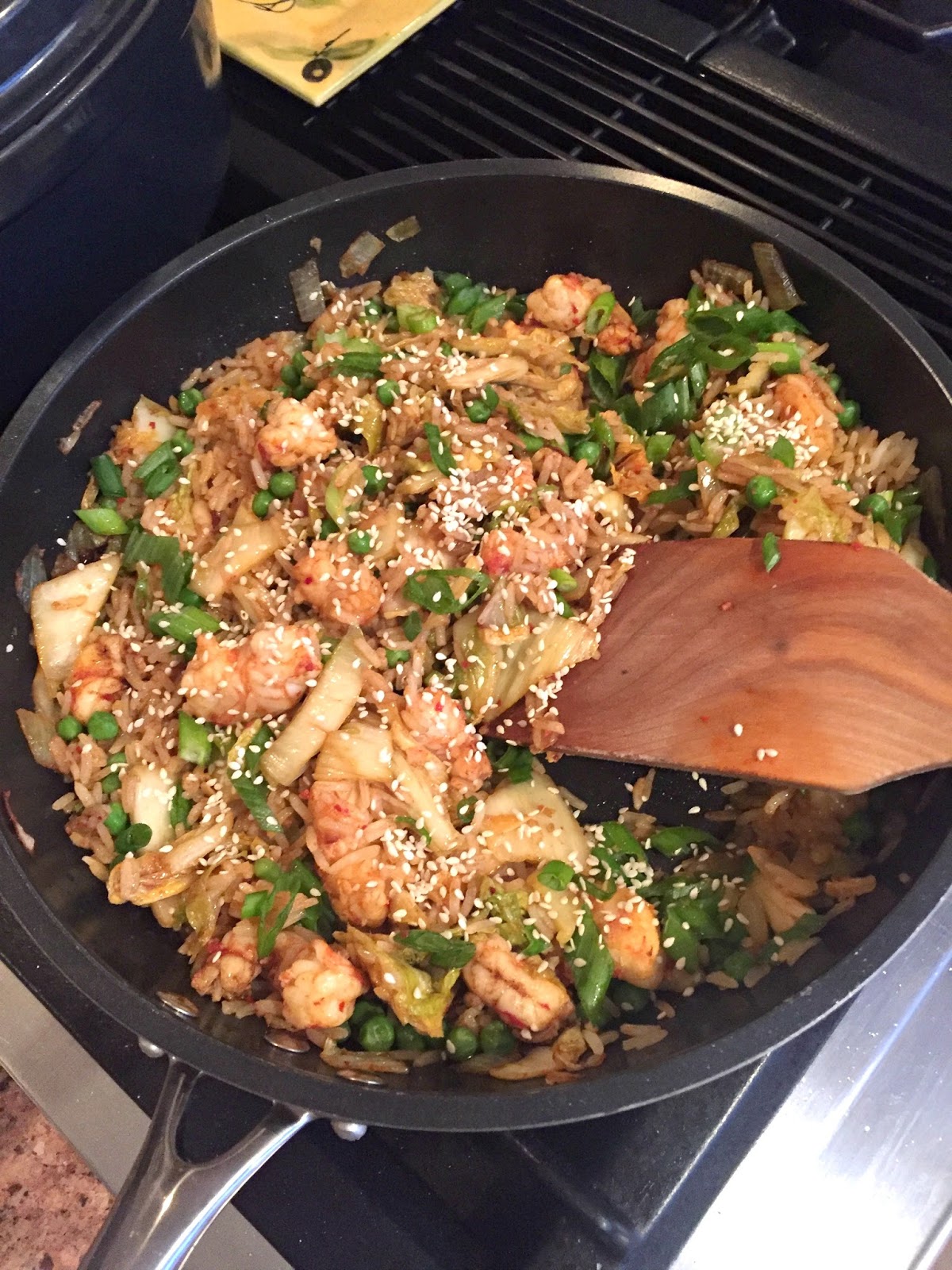 Kimchi Shrimp Fried Rice