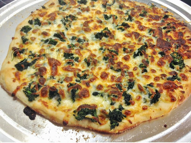 pizza, spinach, pizza dough, refrigerated dough