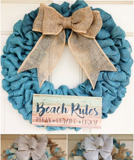 Coastal Beach Wreaths Handmade in America Best of Coastal Etsy