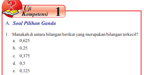 Jawaban Buku Matematika Kelas 7 Uji Kompetensi 1 Hal 102 108 Manakah Di Antara Bilangan Ilmu Cepat Pintar