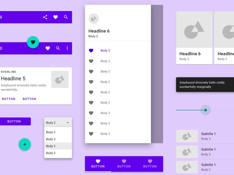 Google Material Design Components