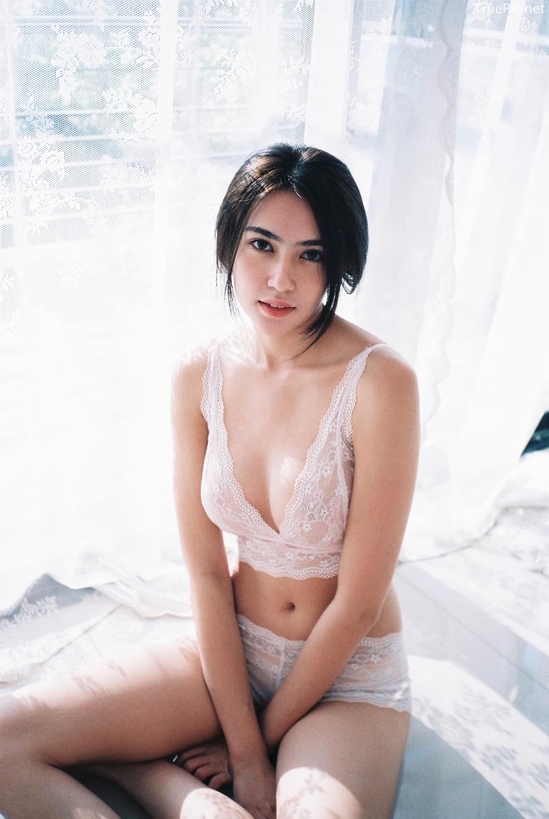 Thailand Hot model - Baifern Rinrucha Kamnark - Sexy in Transparent Lace Lingerie - TruePic.net - Picture 20