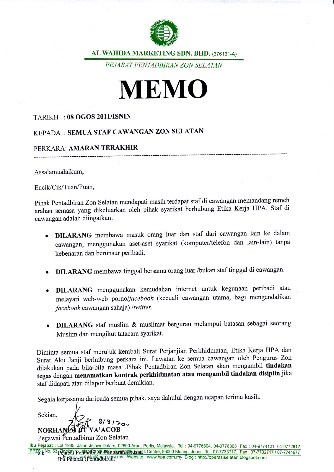 Sle memo untuk pekerja - 28 images - read book contoh 