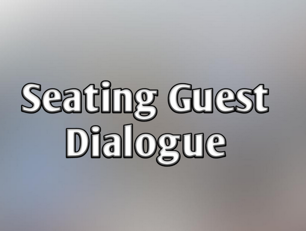 Contoh Dialog Seating Guest Mahita's Notes