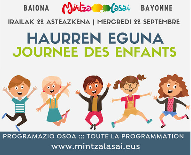 Journée des enfants Haurren Eguna Bayonne 2021
