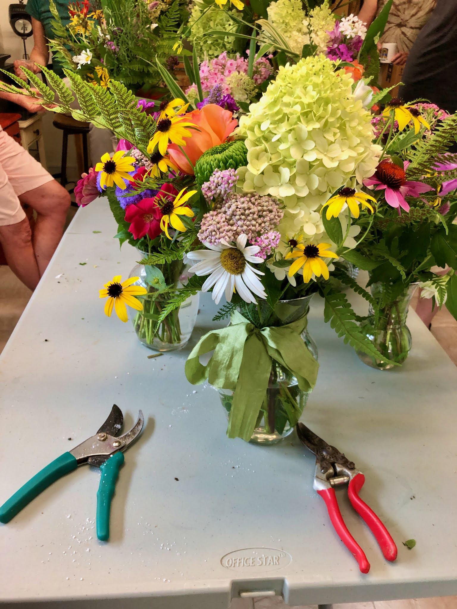 Flower arrangements for hospice
