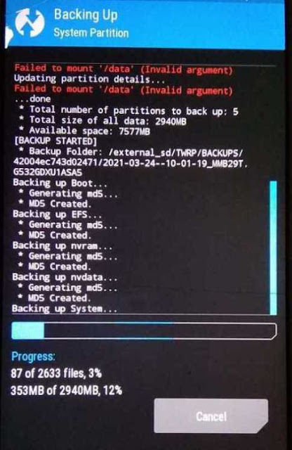 backup dengan twrp backup dengan twrp
