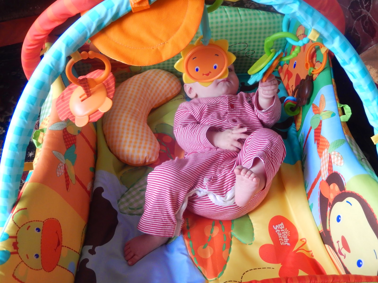 Review Bright Starts Swinging Safari Baby S Play Place