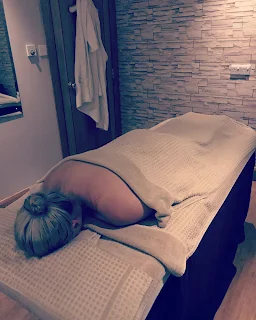 photo of woman on massage couch in cardrona hotel 