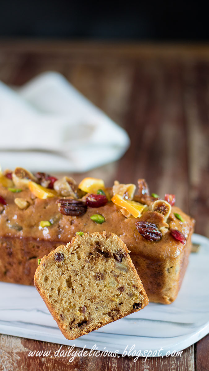 dailydelicious Fruit Rum Cake Delicious liquor cake!