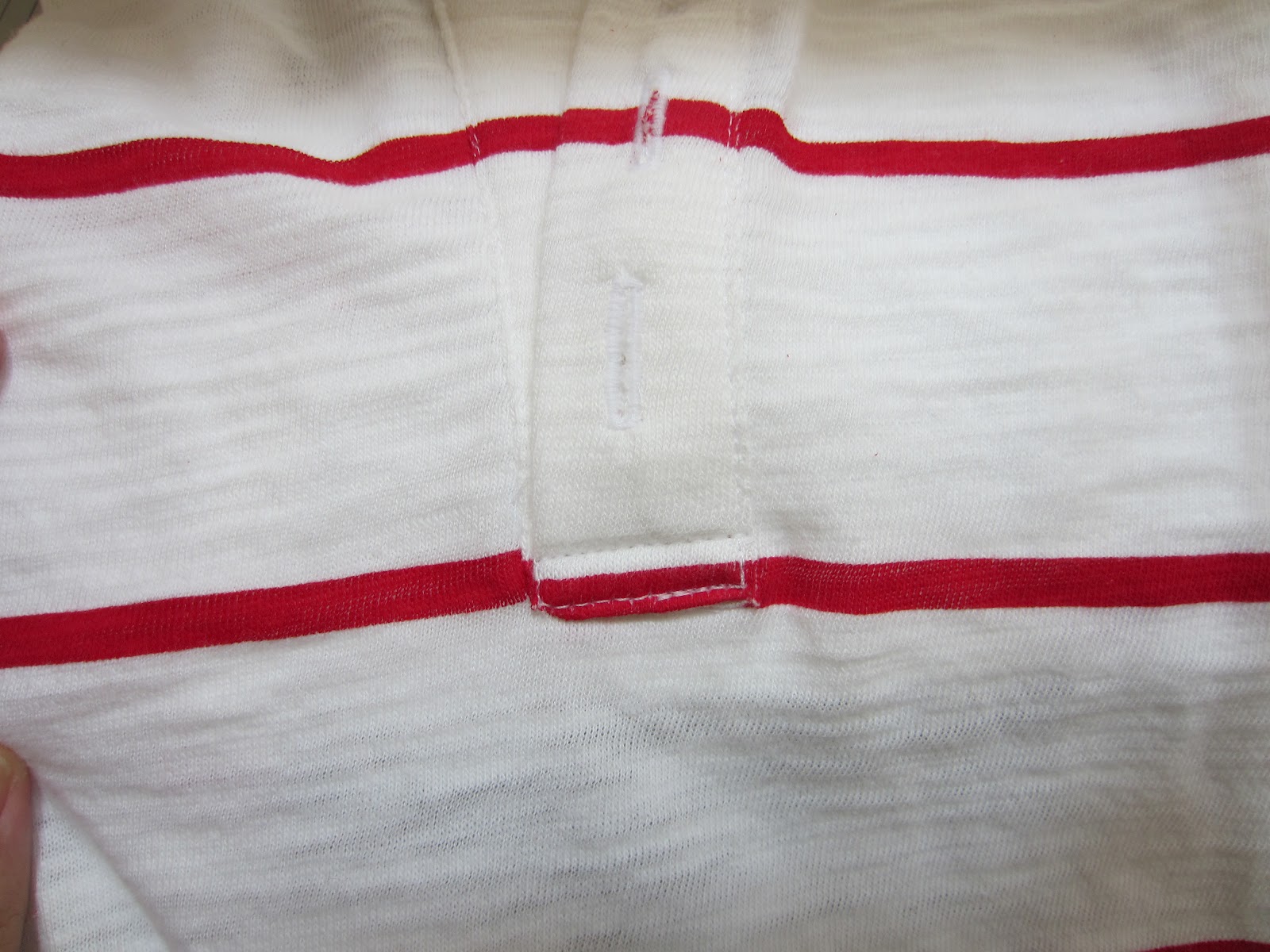 Staying Steyn: Tutorial: Simple Button Placket