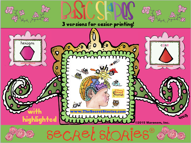 FREE Secret Stories® Shape Anchor Pack with Highlighted Phonics "Secrets!"