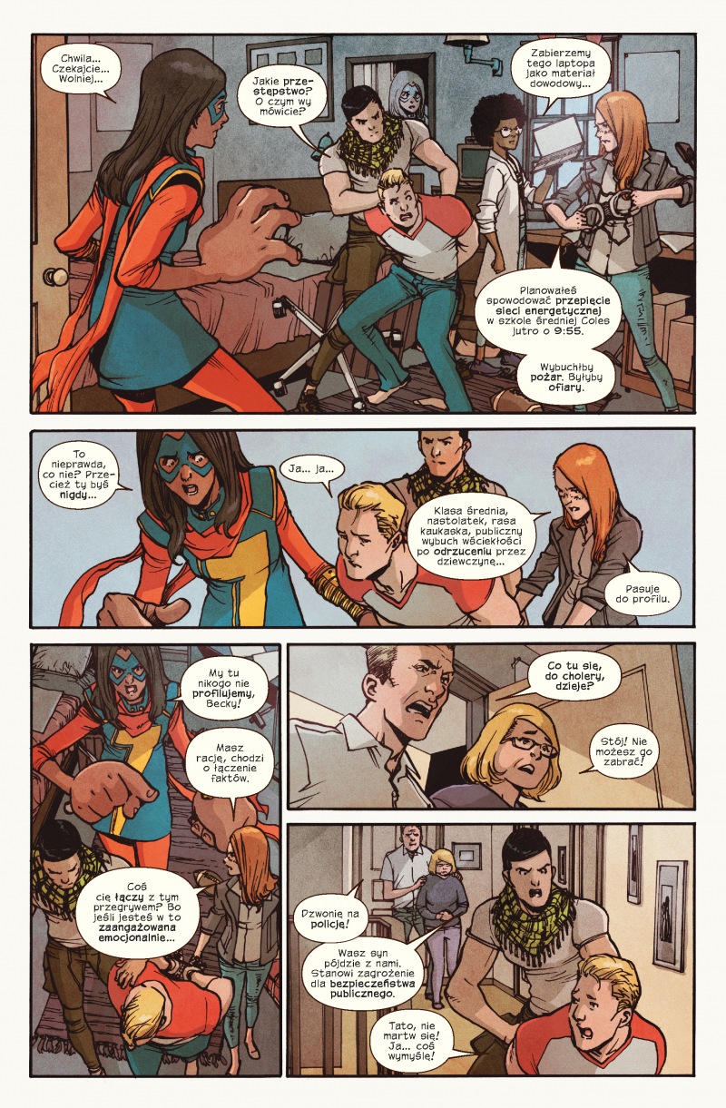Ms Marvel tom 6 przykładowa strona