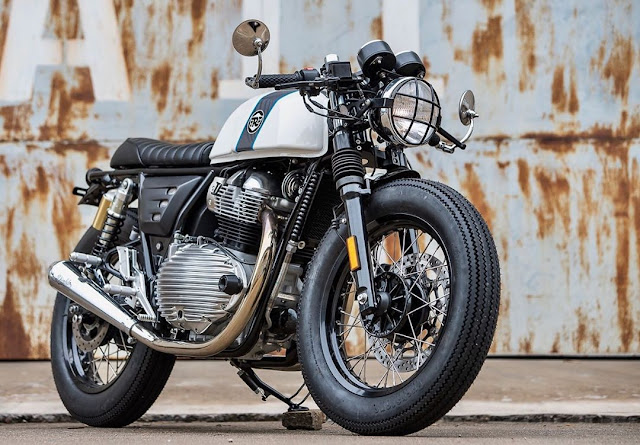 Royal Enfield GT650 T100 By K-Speed Hell Kustom