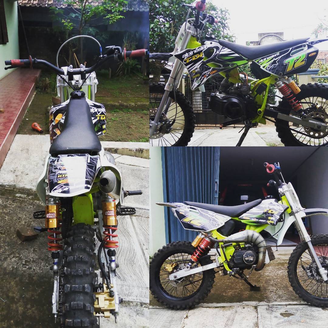 7 Modifikasi  Motor Trail  Cross Gestrek  Bebek Modif Fizr 