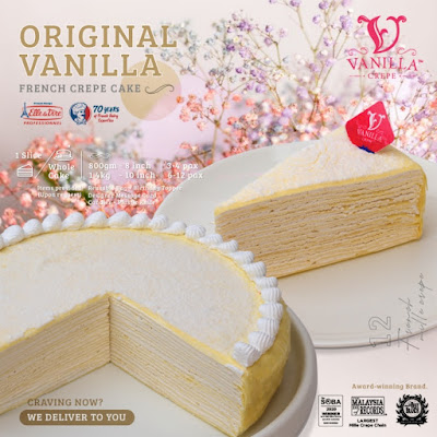 Atlet Badminton Kebangsaan Goh V Shem Duta Vanilla Mille Crepe