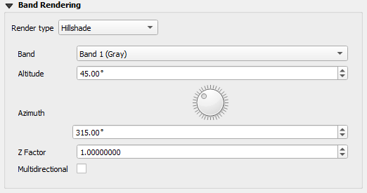 Hillshading Parameters