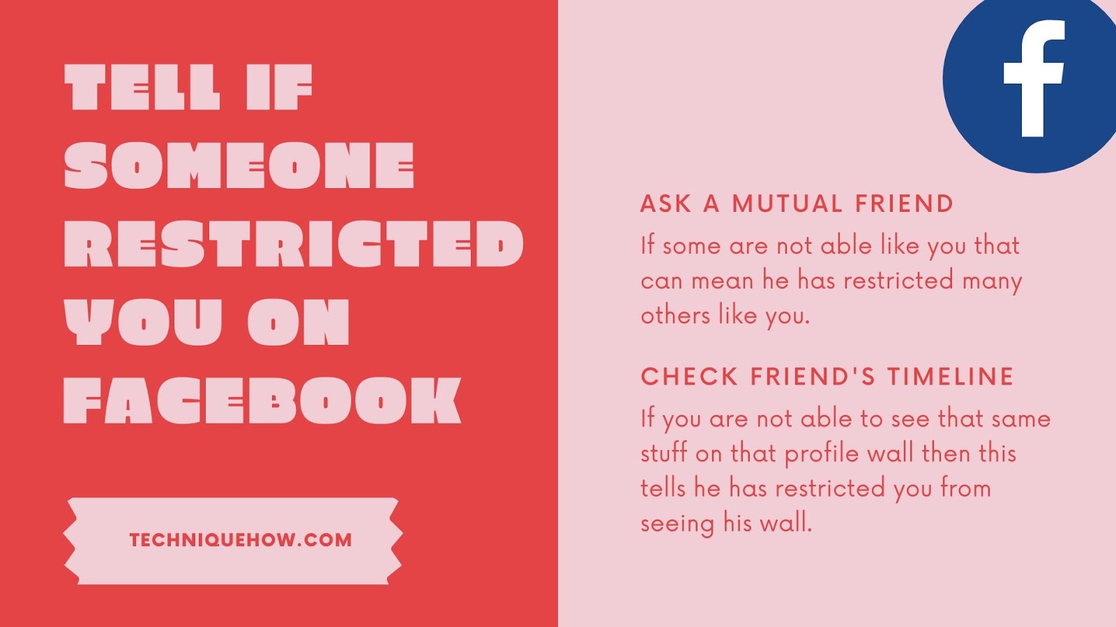 Find Out If You Are Restricted To See Posts On Facebook