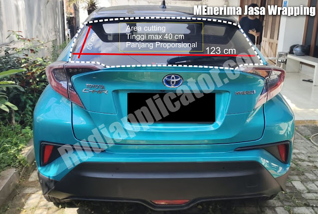 Ukuran Kaca Belakang Toyota C-HR