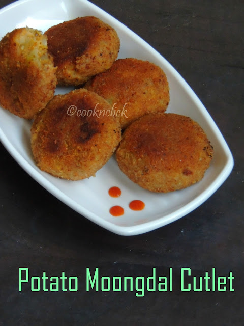 Vegan Dal Cutlet, Potato Moongdal Cutlet