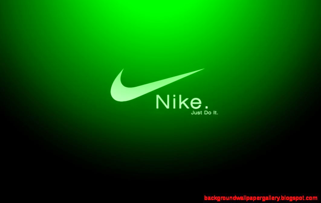 nike logo green