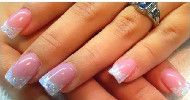 essence Teleurgesteld Vernederen Sculpted French pink & white gel nails with multi holographic reflector  flakes- Merry Xmas | Needy Nails Taupo | Acrylics, Gel, LED, Nail Art Design