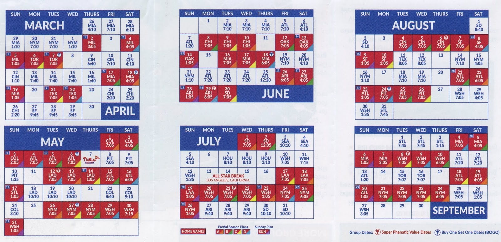 Phillies 2022 Schedule Printable Customize and Print