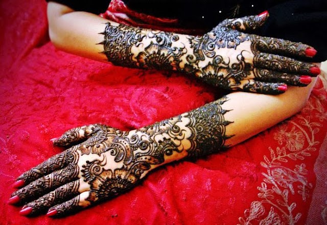 Latest Bridal Mehndi Designs For New Year 2014 