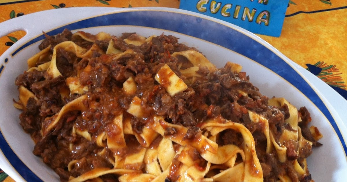 A TUTTA CUCINA PAPPARDELLE al BRASATO