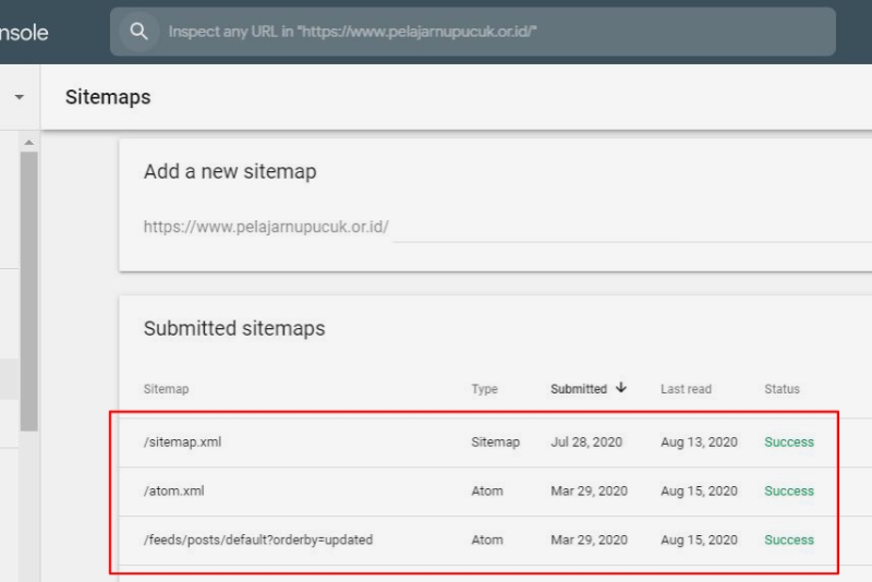 Cara Membuat Sitemap Peta Situs Blog Di Google Search Console Mas Agung