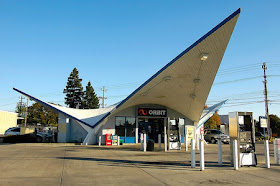 Vintage Orbit Gas Station
