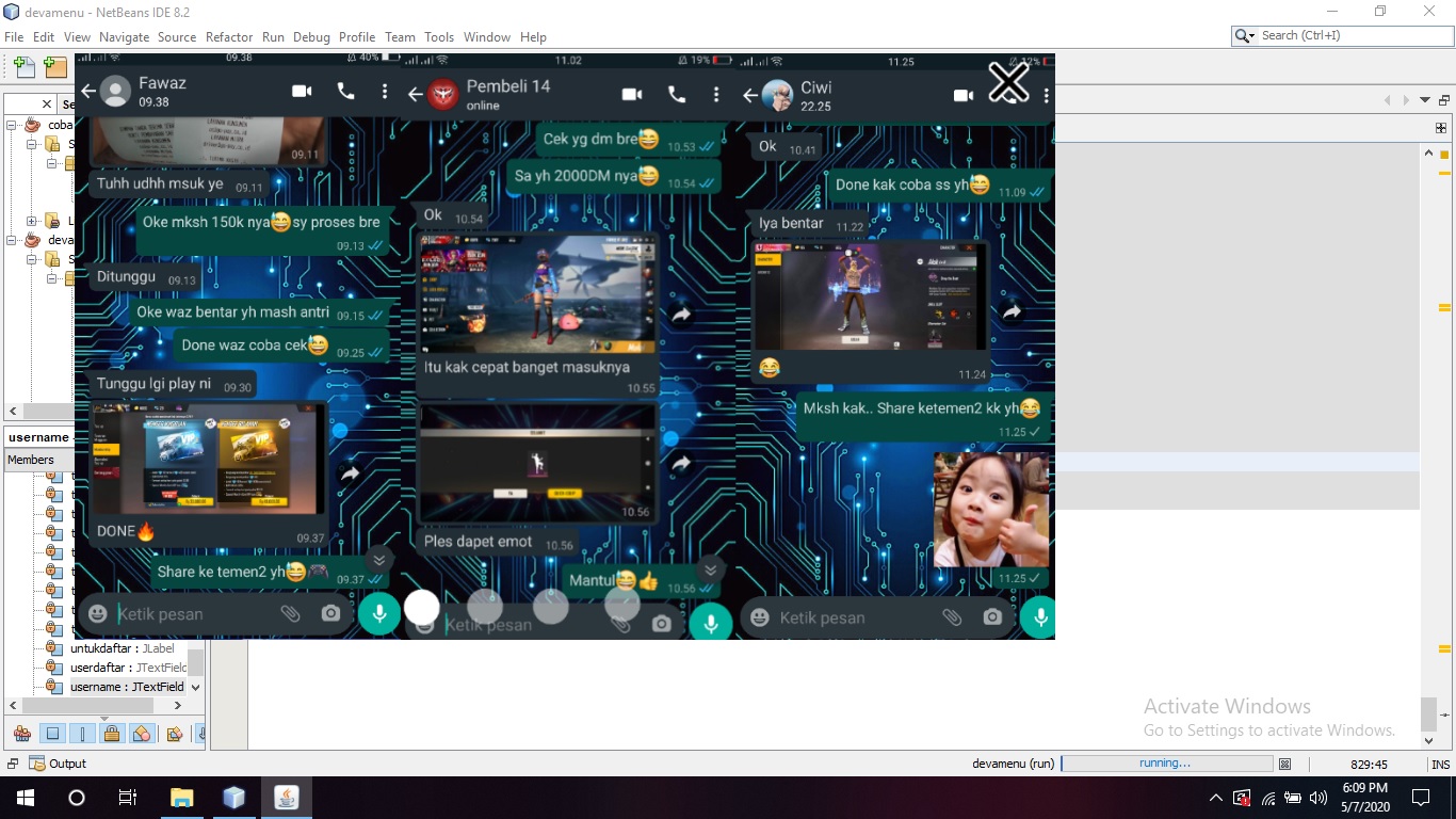 Contoh pemrograman untuk menampilkan GUI di Neatbeans - Pemuda Teknik