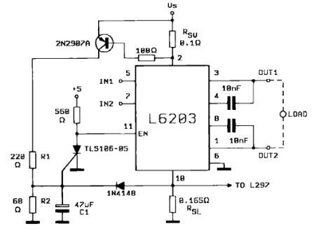 Protecting L6203 DMOS Full Bridge Driver from Short Circuit