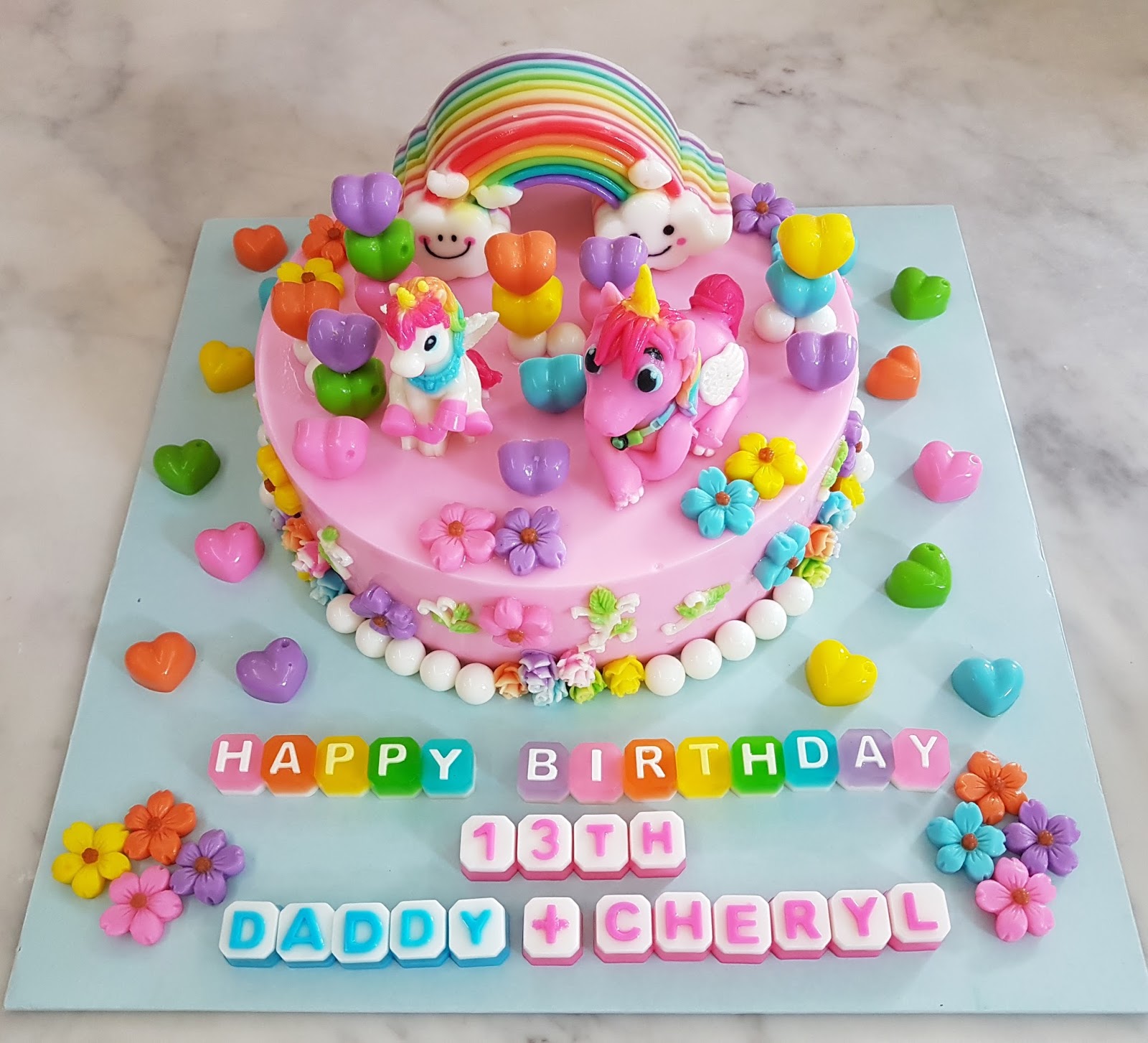 Yochana's Cake Delight! Unicorn Jelly Cake