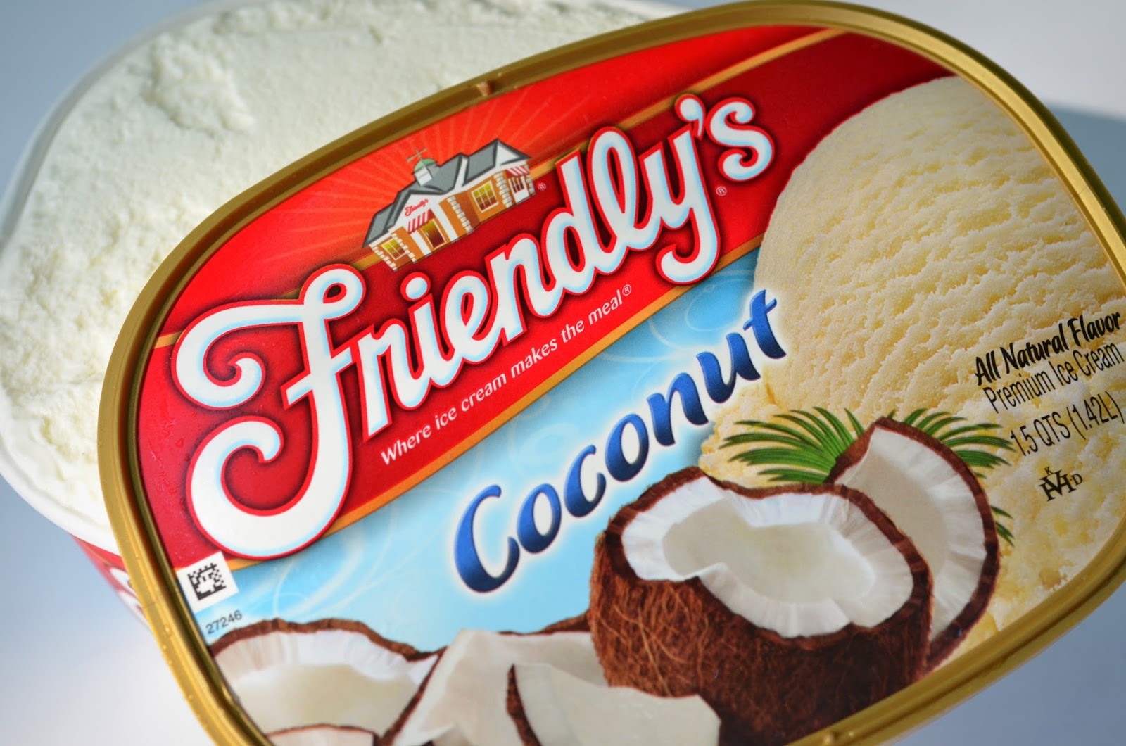 food and ice cream recipes REVIEW Friendly's Coconut