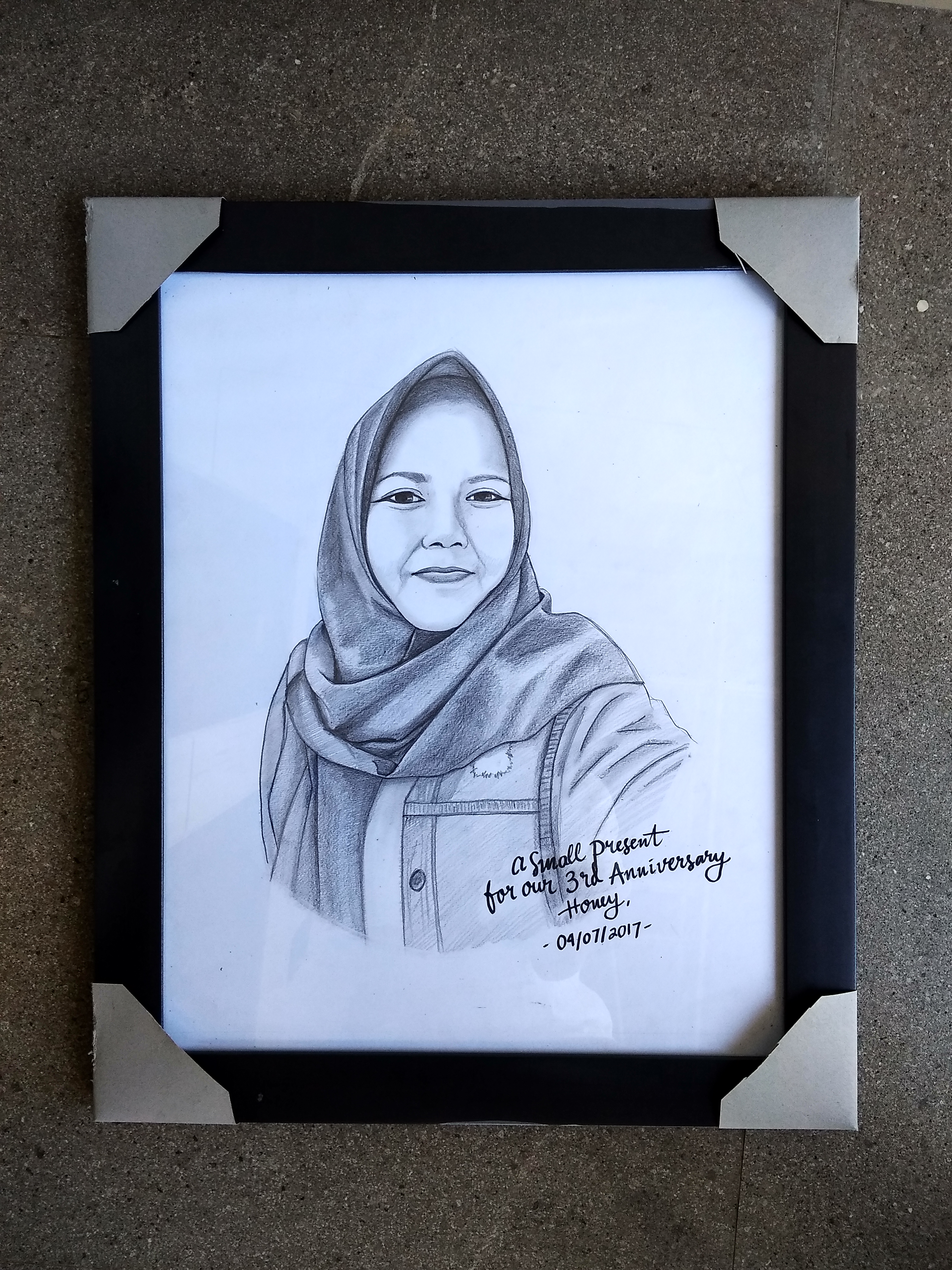 Gambar Sketsa  Wajah  Wanita  Berhijab Apock Design