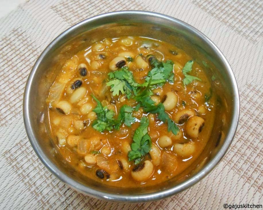 Black Eyed Beans Curry Gajus kitchen