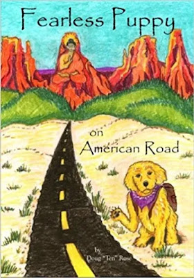 Fearless Puppy on American Road