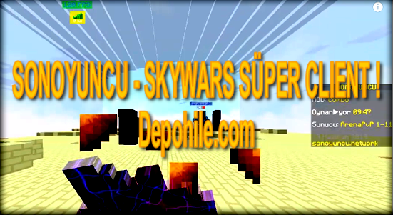 Minecraft SonOyuncu,Skywars Reach,Sekmeme Tüm Hileler 2019