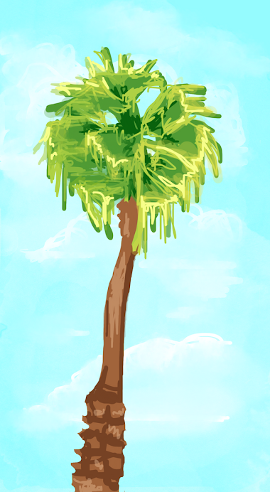Palmtree Sketch - Artstudio Pro