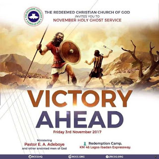 Watch LIVE: RCCG Holy Ghost Service November 2017 – Victory Ahead